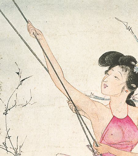 江西-胡也佛的仕女画和最知名的金瓶梅秘戏图